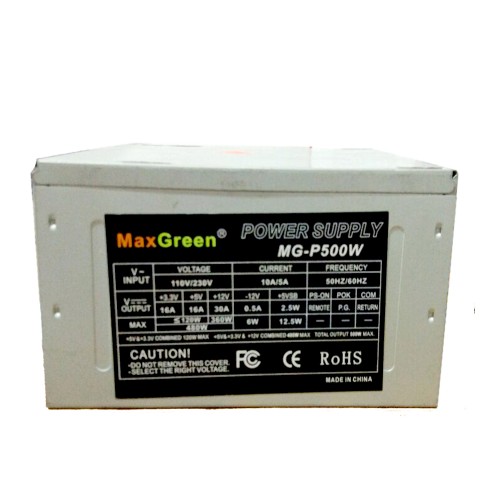 MaxGreen MGP500W Power Supply Price in Bangladesh Star Tech